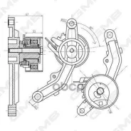 ���������� ����� Chrysler 2 5/2 8 CRD 05142798AA / 05066826AA GMB ���. gtb0650 GTB0650 ����