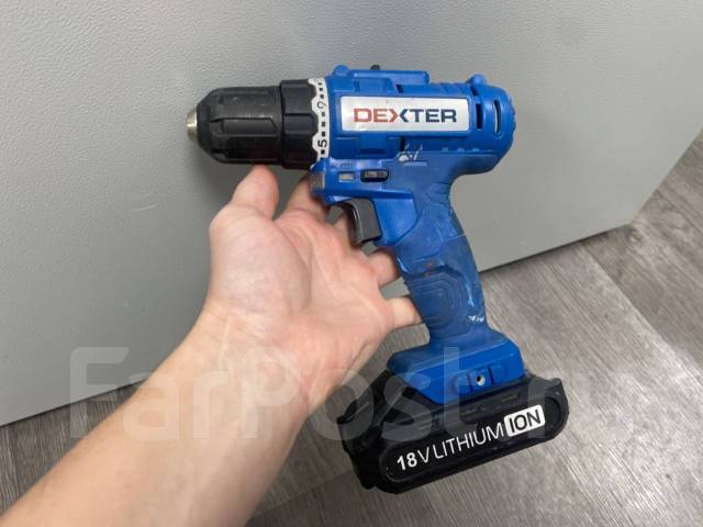 Шуруповерт Аккумуляторный Dexter ML-CD92-180S 18V Li-ion БарахолкаДВ, б ...