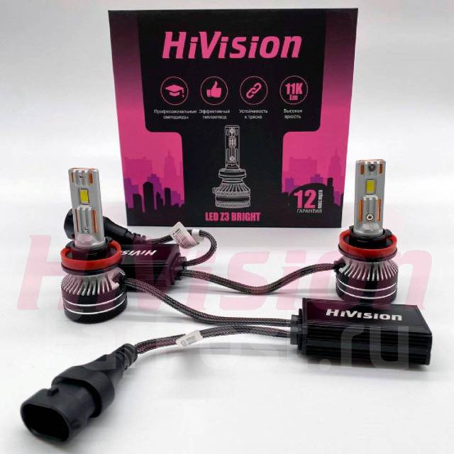   HiVision Z3 Bright H11 H8 H16 6000K 11000Lm LED 2
