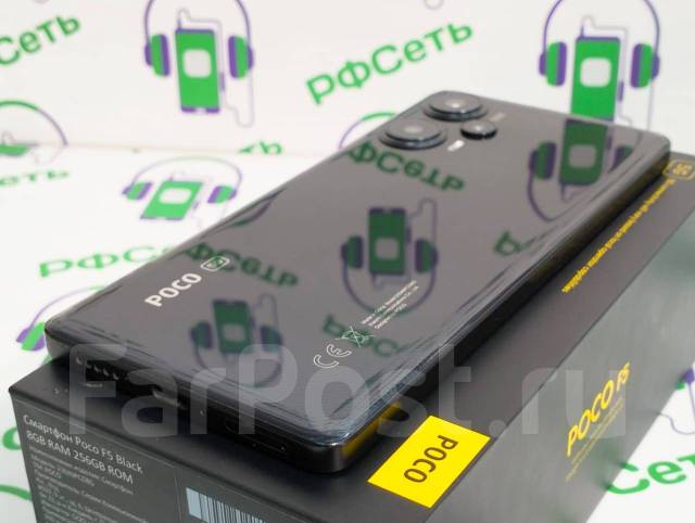 Xiaomi Poco F5 8/256Gb 64Мпикс 5000mAh 6.67" РФСеть, моноблок, черный ...
