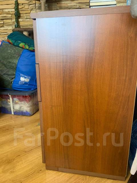 Комод, дсп, количество ящиков: 4, коричневый, 88,5 см, 84,0 см, 47,0 см ...