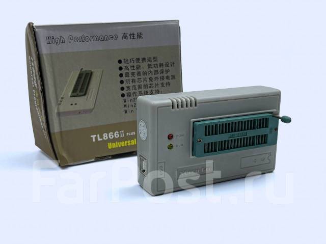 Программатор XGecu Pro TL866II Plus, б/у, в наличии. Цена: 3 250₽ во ...