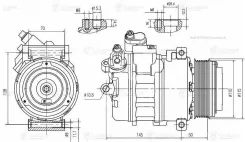 ���������� ������������ ��� �/� X5 (E70N) (10-) 3.0D Luzar LCAC2672 LCAC2672 ����