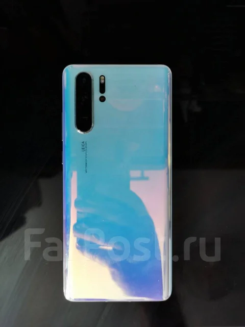 Смартфон Huawei P30 Pro, 256 гб, 6.47", моноблок, бирюзовый, б/у, в ...