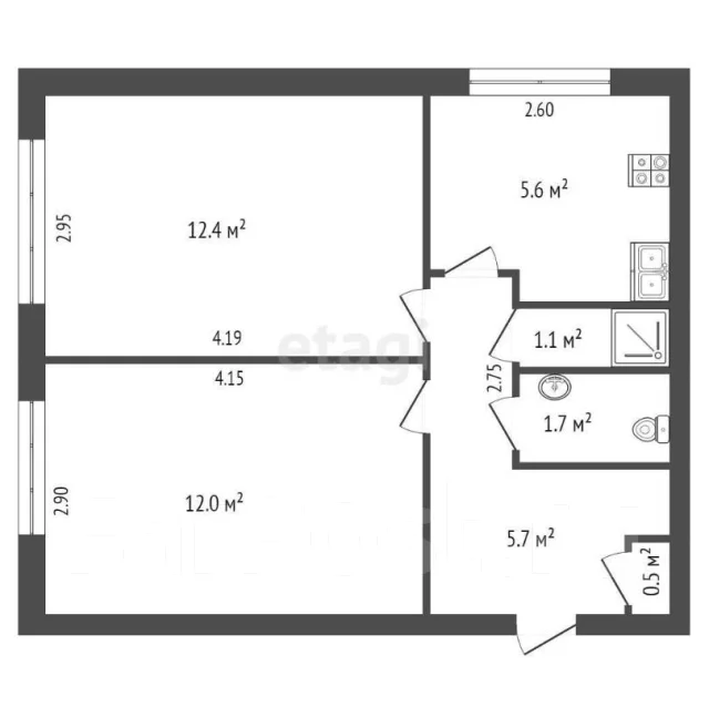 Двухкомнатная квартира - Купить 2-комнатная квартиру в Комсомольске-на ...