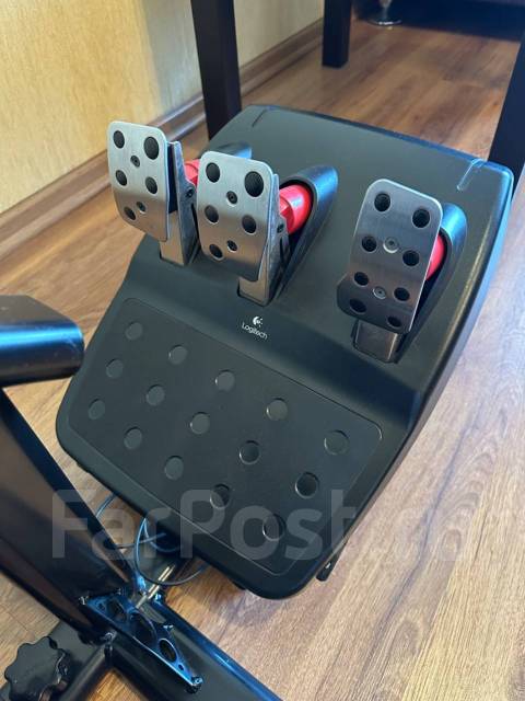 Игровое кресло playseat evolution alcantara + руль logitech g27, б/у, в ...