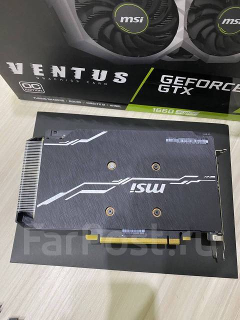 Видеокарта MSI GeForce GTX 1660 Super Ventus OC 6GB, б/у, в наличии ...