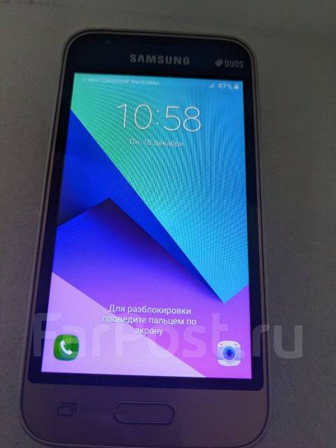 Отличный смартфон Samsung j1 mini prime, до 8 гб, моноблок, золотой ...