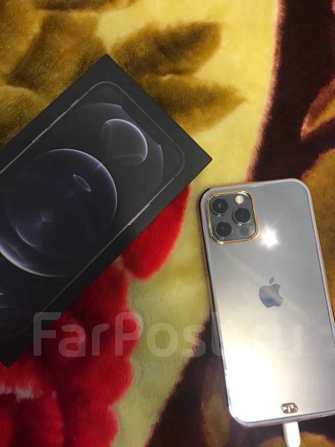 Продам айфон 12 про, 128гб, Apple iPhone 12 Pro, 6.10", черный, б/у, в ...