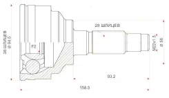 ���� ��������, Mazda Millenia, MS-6, MS-8 TA#P, MB5A, GE5SB KL-ZE G564-25-500 ����