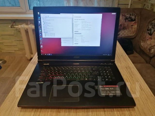 MSI GE72 2QF Apache Pro. 17.3", ��� 16 ��, WiFi: 1, Bluetooth: 1 ����