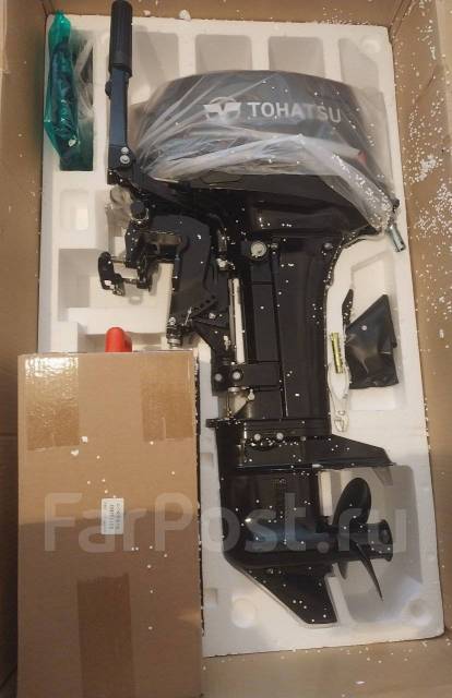 Лодочный мотор Tohatsu M15D2S 2-тактный-чистый японец, 15,00 л.с. S ...