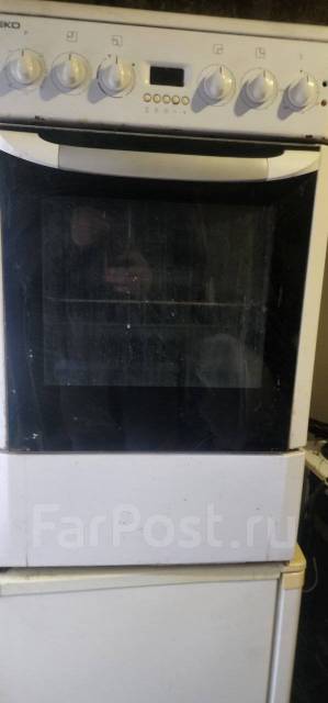 Кухонная электро плита Beko, б/у, в наличии. Цена: 4 000₽ во Владивостоке