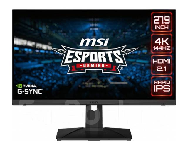 Монитор 4K 144гц MSI Optix MAG281URF черный, ЖК (LCD, LED, QLED), 27.9 ...