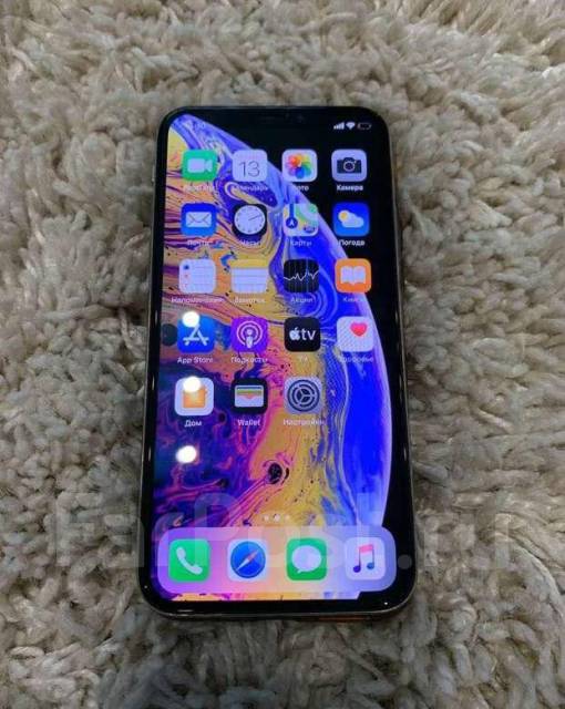 Айфон хs, Apple iPhone Xs, 256 гб, 5.80", моноблок, черный, 4G LTE ...