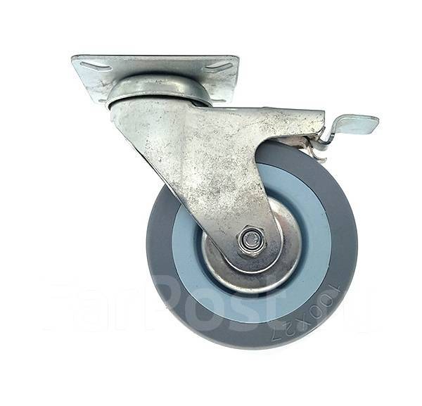 Колесо поворотное km 70/20 c. Колесо поворотное 125мм (нагрузка 100кг). Колеса для тележки со стопором. Колесо со стопором. Колеса 125мм для тележек.