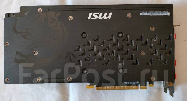 Видеокарта MSI GeForce GTX 1060 Gaming X 6Gb, б/у, в наличии. Цена: 9 ...