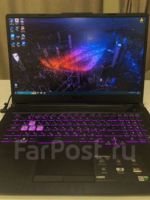 Ноутбук ASUS TUF Gaming, игровой, 17.3", 512 Гб, 16 гб, 4,5 ГГц, WiFi ...