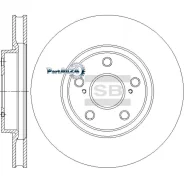 ���� ��������� Lexus IS 2.2-2.5 05- �������� ����. D 296��. Sangsin Brake SD4693 SD4693 ����