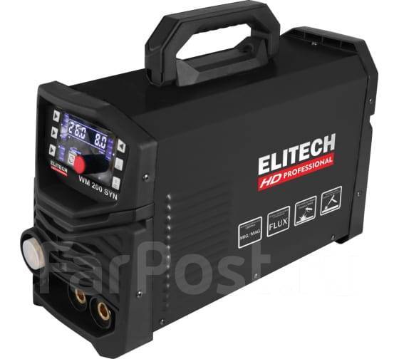 Инверторный сварочный аппарат полуавтомат Elitech HDWM200SYN, новый, в ...