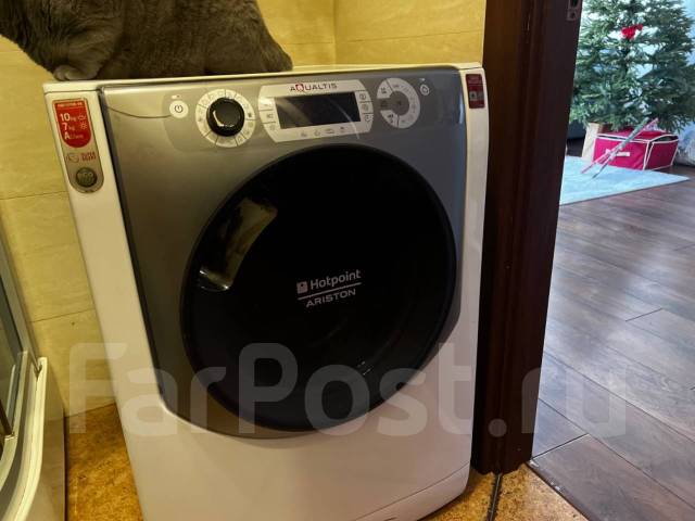 Стиральная и сушильная машина 2в1, Hotpoint Ariston Aqualtis, б/у, в ...