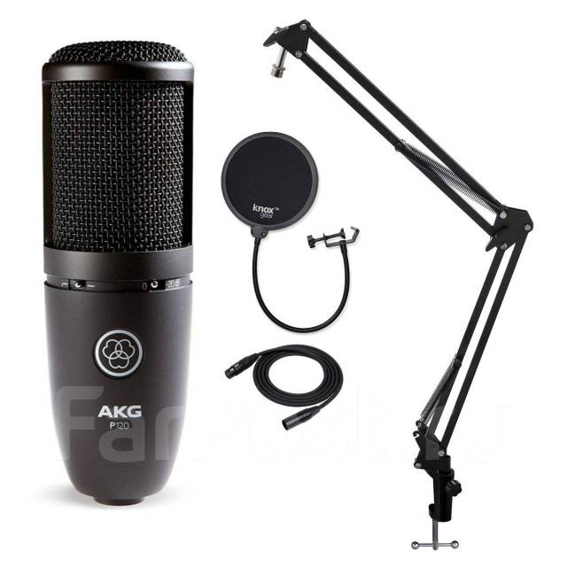 Схема микрофона akg p120