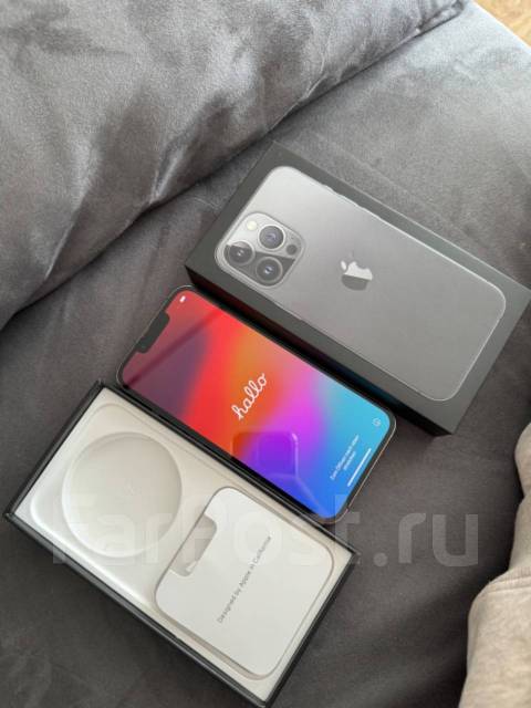 IPhone 13 Pro, 256 гб, 6.10", серый, б/у, в наличии. Цена: 60 000₽ во ...