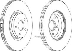 ���� ���� ������ Ferodo DDF1649C-1 DDF1649C1 ����
