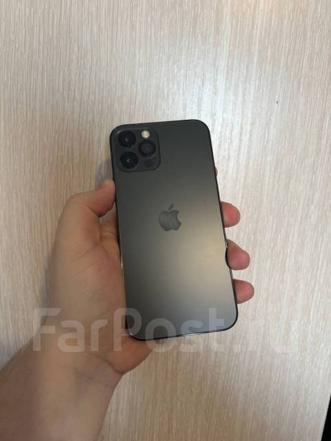 iPhone 12 Pro 128 gb, черный, 6.10", моноблок, 3G, 4G LTE, 5G, NFC, б/у ...