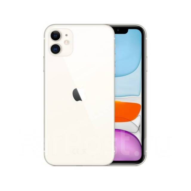 Продам айфон 11, Apple iPhone 11, 128 гб, 6.10", белый, б/у, в наличии ...
