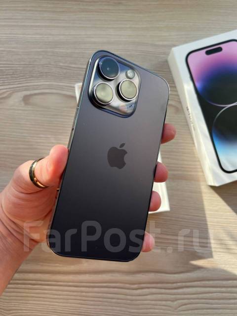 iPhone 14 Pro, 256GB, 6.10", моноблок, фиолетовый, б/у, в наличии. Цена ...
