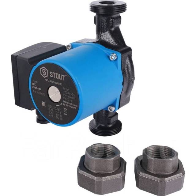 Насос 25/60-180 циркуляционный Stout, в наличии. Цена: 13 478.17₽ в ...