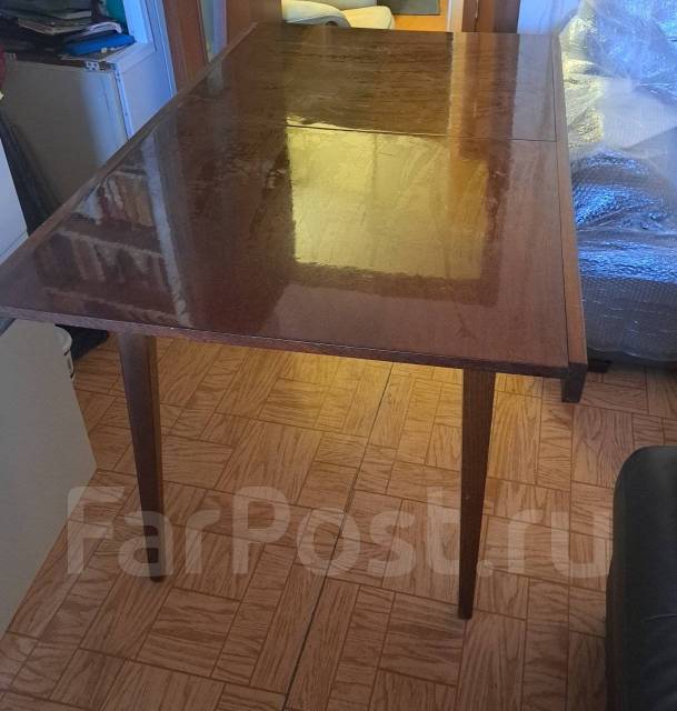 Стол обеденный для большой компании, раздвижной, натуральное дерево во ...