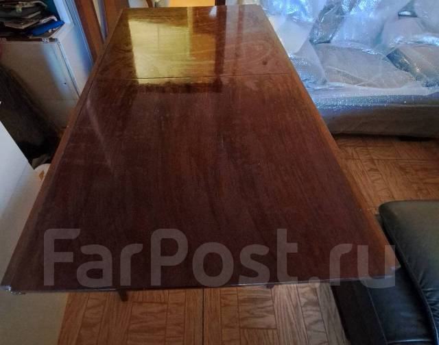 Стол обеденный для большой компании, раздвижной, натуральное дерево во ...
