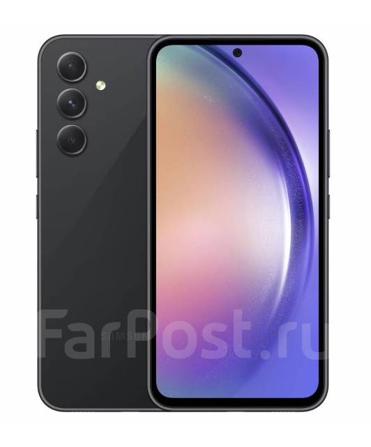 Samsung galaxy A54, 5G, 8/256gb, новый, РСТ, 6.40", моноблок, черный, в ...
