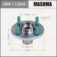 ������� Masuma front Corolla/ ZZE120L MW-11004 43502-02060 ����