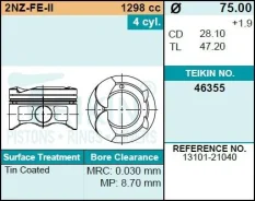 ������� ��������� Teikin 46355 0.50 (4��/����) Teikin 46355050 46355050 ����