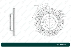 ���� ��������� ��������������� ������������� G-brake GFR-20004R ������ G-Brake GFR-20004R GFR20004R ����