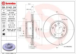 09.5142.24_���� ���� 09514224 Brembo 09514224 ����