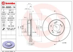09.6893.14_���� ���� 09689314 Brembo 09689314 ����