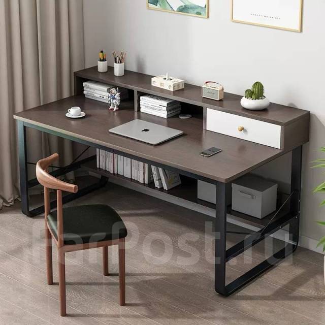 Компьютерный стол с ящиками 140x60 (ПОД Заказ), прямоугольный, дсп ...