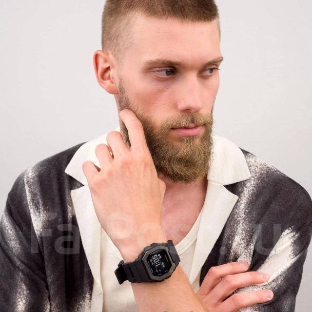 Часы Casio G-Shock GBX-100-1 спортивные, bluetooth, водозащита 20 бар ...