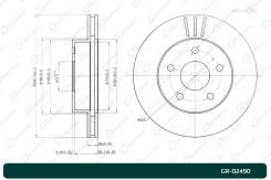 ���� ��������� �������� G-brake JEEP Cherokee 91-/Grand Cherokee 99- GR02490 ����