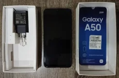 Samsung Galaxy A50. �/�, 64 ��, ������, 3G, 4G LTE, Dual-SIM, NFC ����