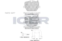 ������� ����. ����. ������ BMW 3 (G20 G80) (11/18 -) ICER 182386 182386 ����