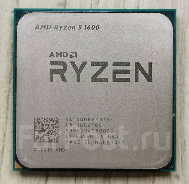 Процессор AMD Ryzen 5 1600 AM4, 6 x 3200-3600 МГц тесты, б/у, в наличии ...