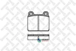 ������� �������� �. VW T2 1.6-2.0/1.6D 79-86 002 20=571236X ! Stellox 013020SX 013020SX ����
