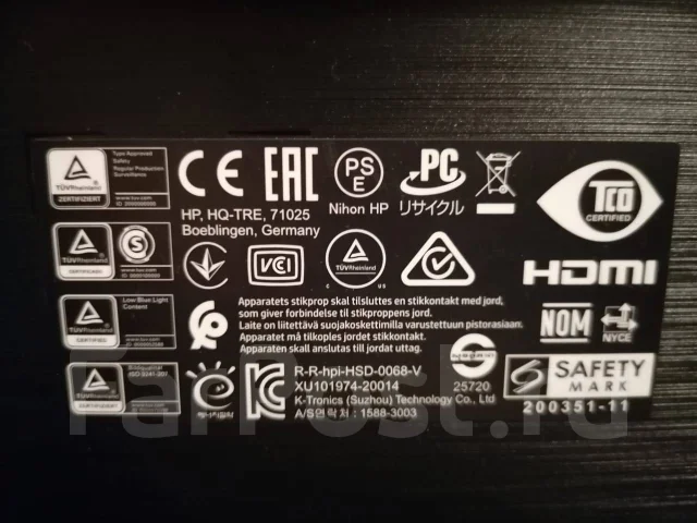 HP. 27", ���������� �� (LCD, LED, QLED) ����