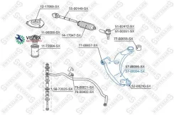 ����� ������ ������ Mitsubishi Lancer CS5A/CS5W/CS2A 00 Stellox 5700094SX 5700094SX ����