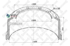 ����. ������� !420x200/215 H=256 d=300/335 n10x23 SAF SK/RS9042/20 Stellox 8500062SX 8500062SX ����